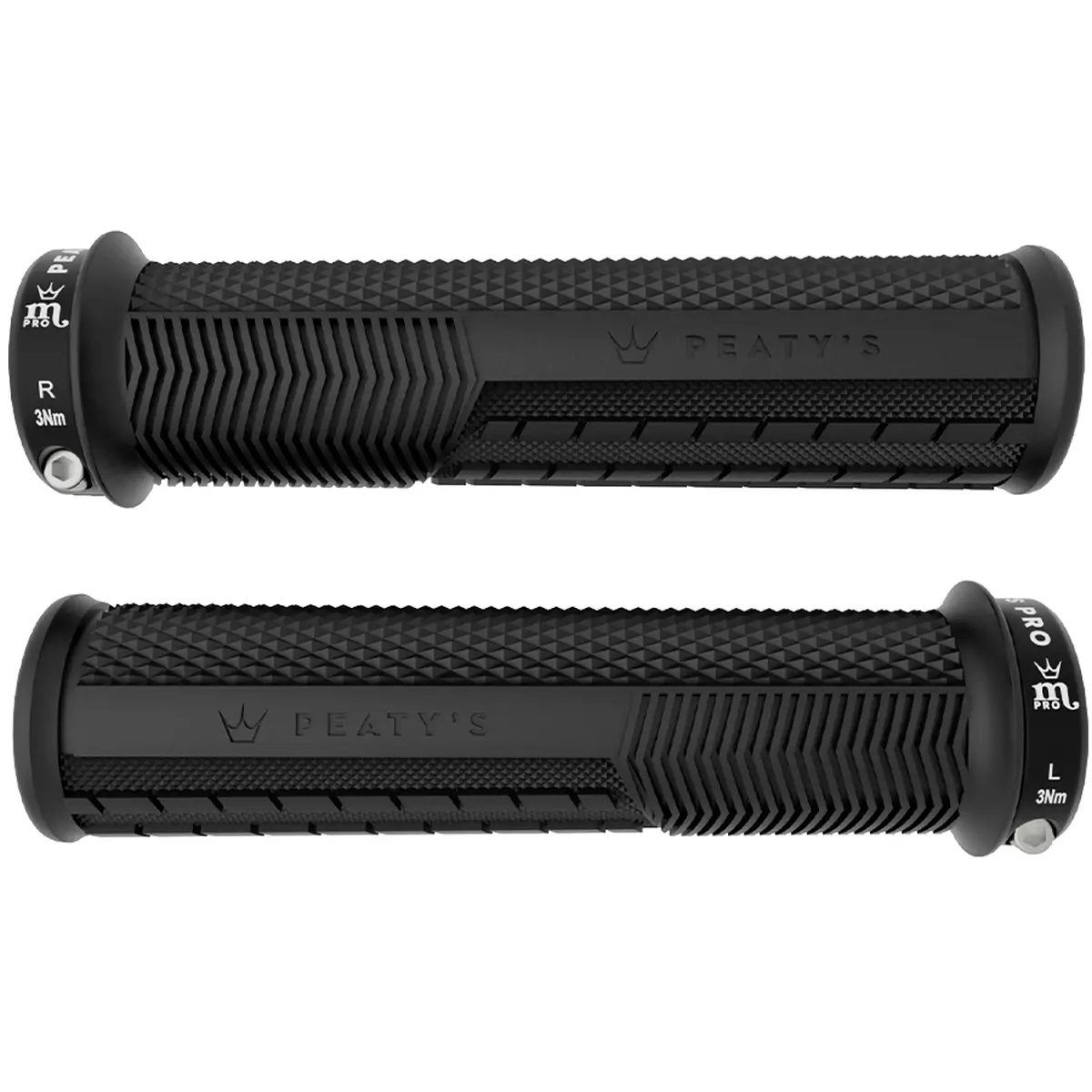 Peaty’s markolat Monarch Pro Knurl Thick Black