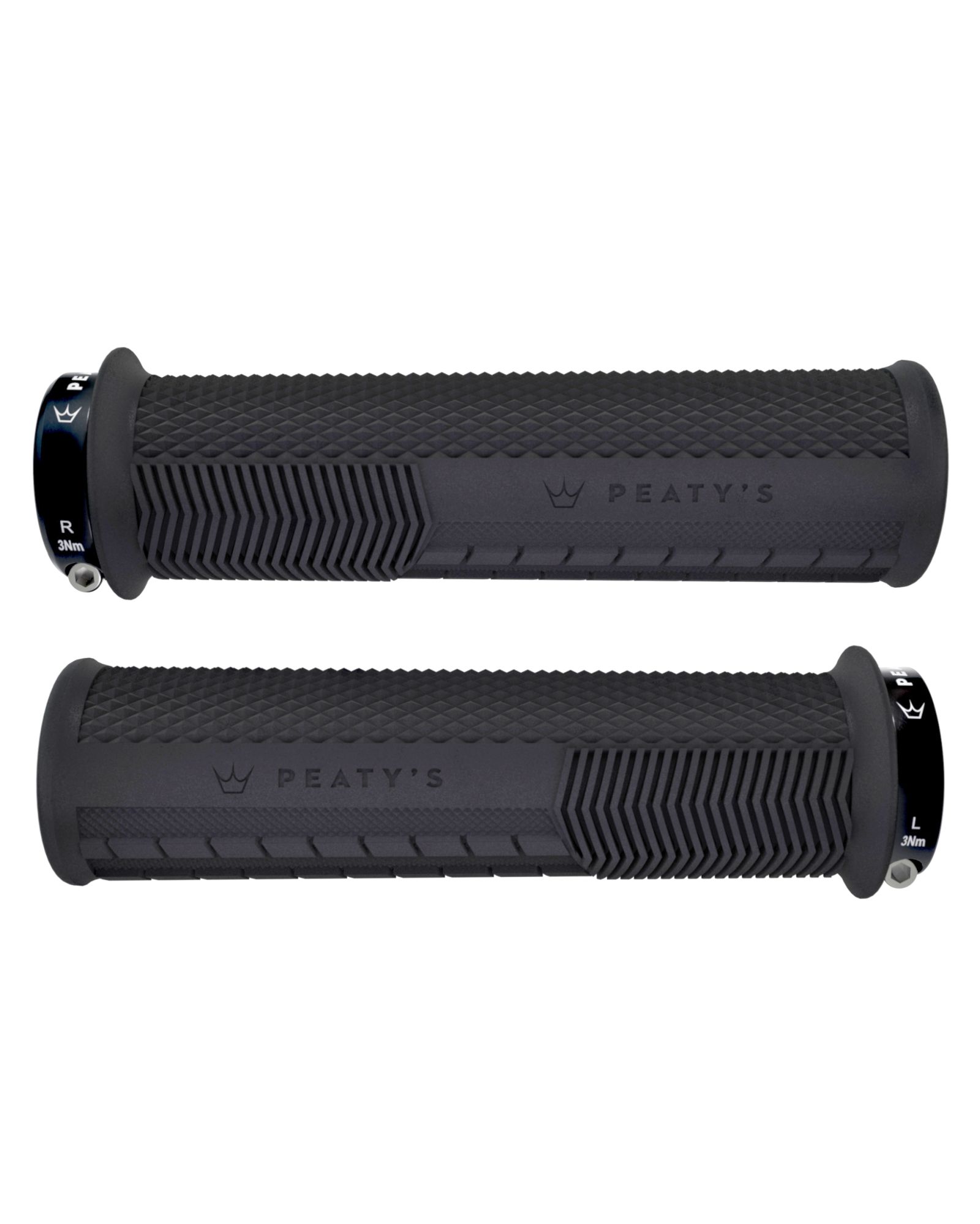 Peaty’s markolat Monarch Knurl Thick Black