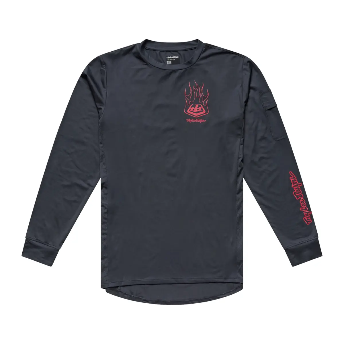 TLD férfi mez hosszú ujjú Ruckus Ride Tee Ember Carbon - Image 3