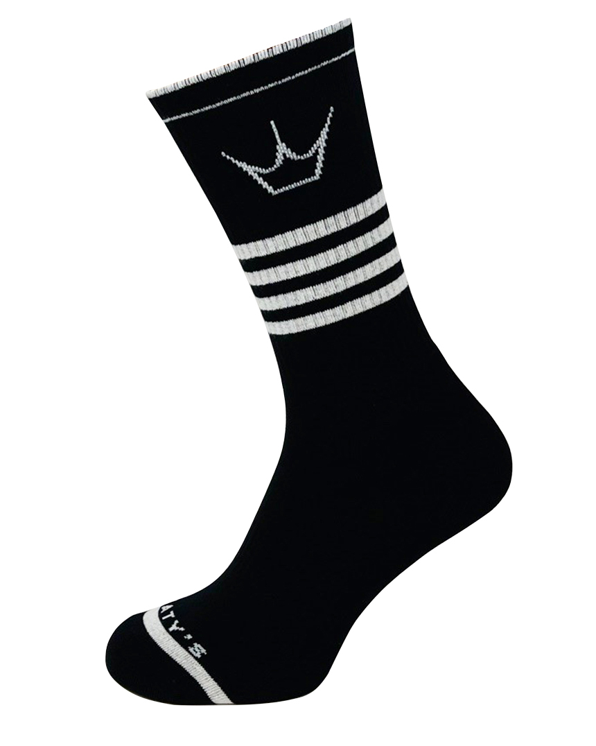 Peaty’s zokni Shredsocks Band Black / White