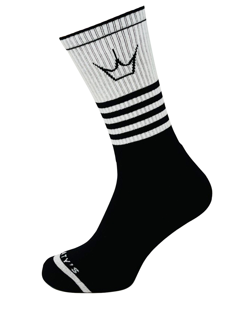 Peaty’s zokni Shredsocks Band White / Black