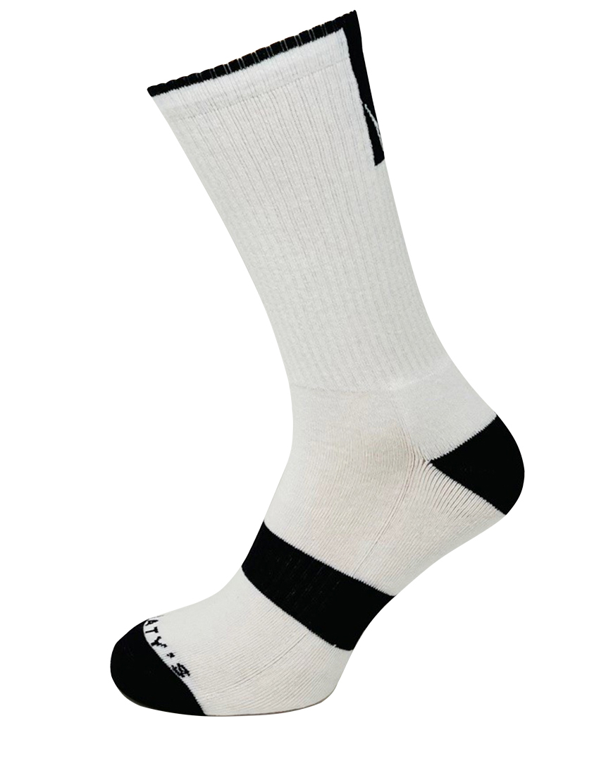 Peaty’s zokni Shredsocks Block White / Black
