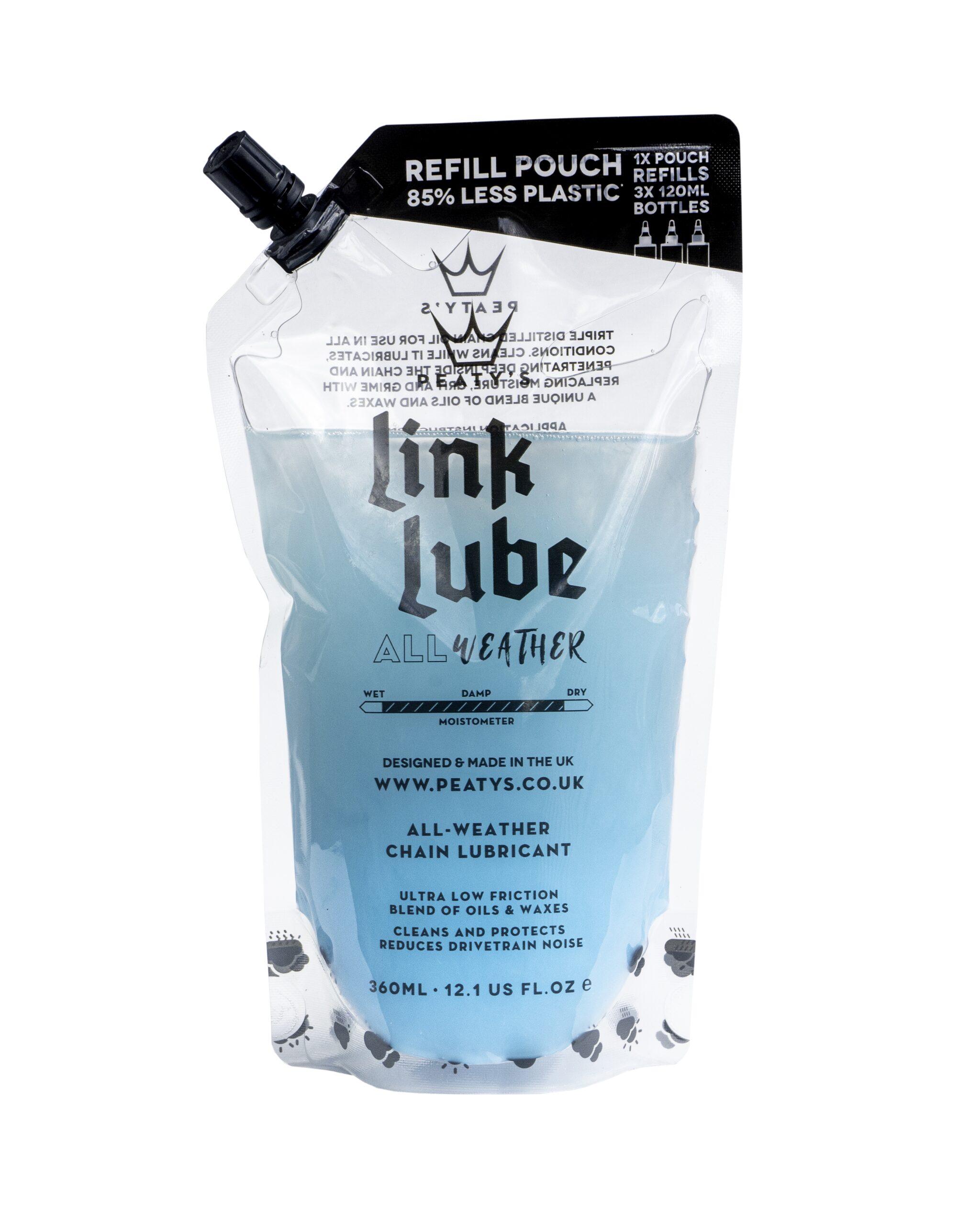 Peaty’s LinkLube All-Weather Refill Pouch 360 ml