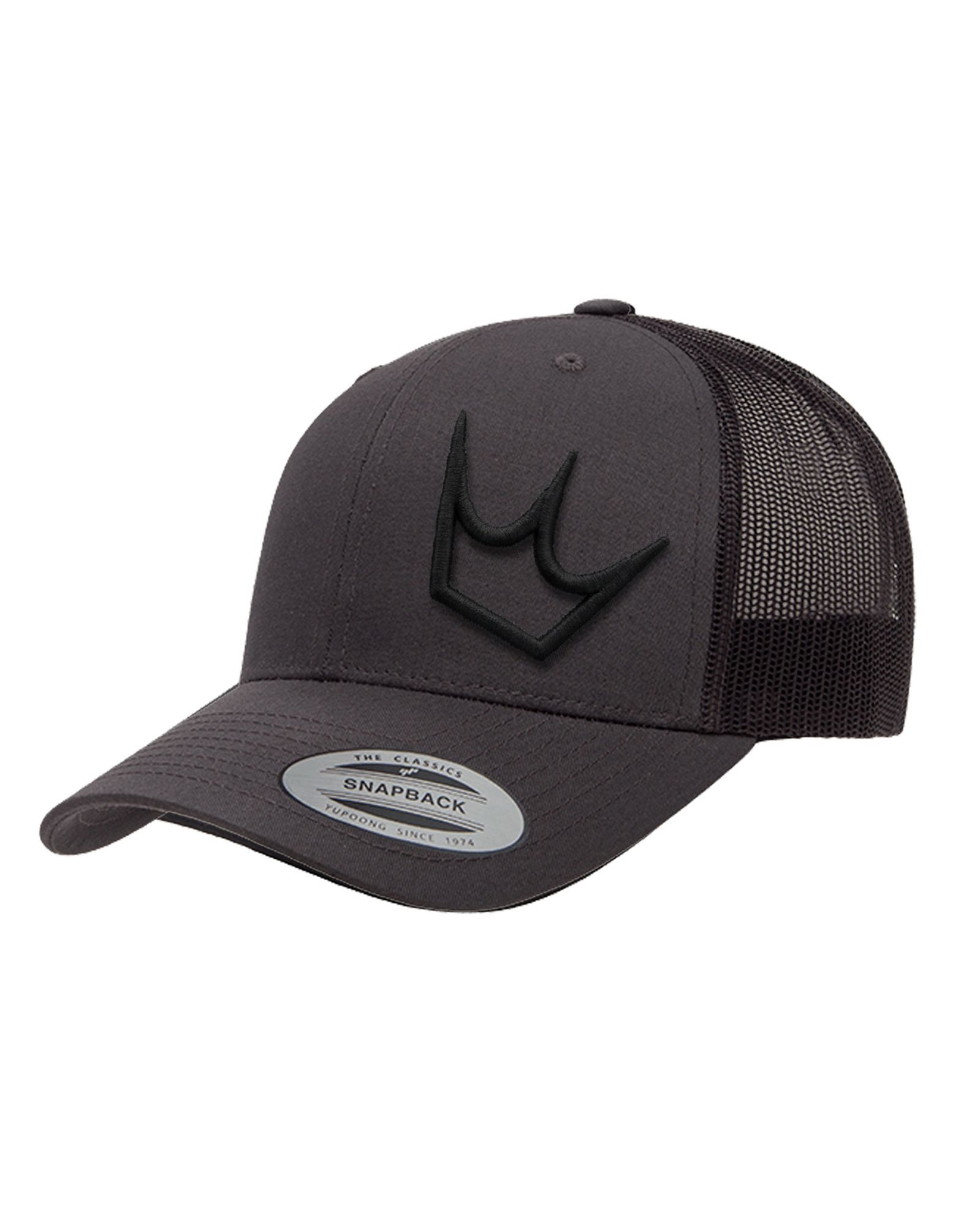 Peaty’s Pubwear Trucker Cap Crown Charcoal / Black (Ppw-cap-cwn-chb )