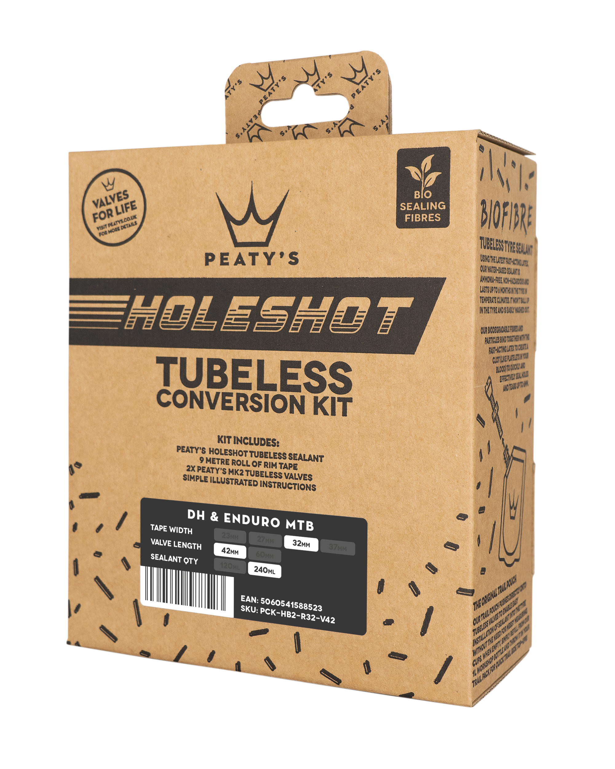 Peaty’s Holeshot Tubeless átalakító szett 32 mm (Enduro / DH)