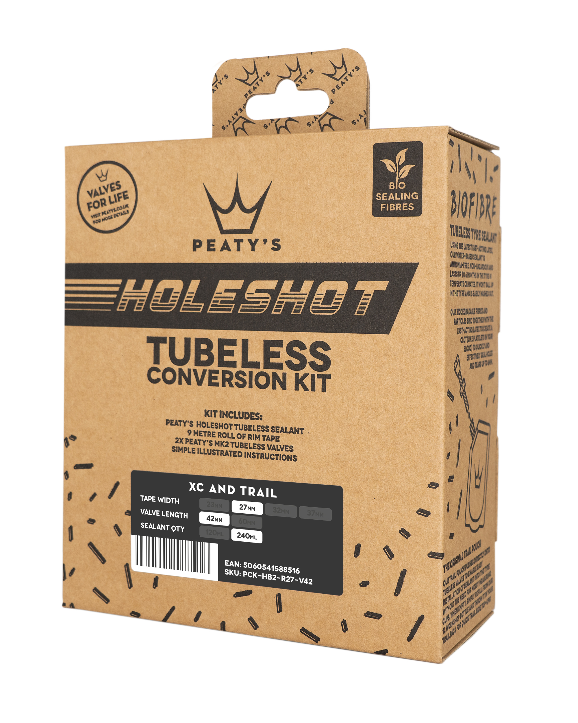 Peaty’s Holeshot Tubeless átalakító szett 27 mm (XC / Trail)