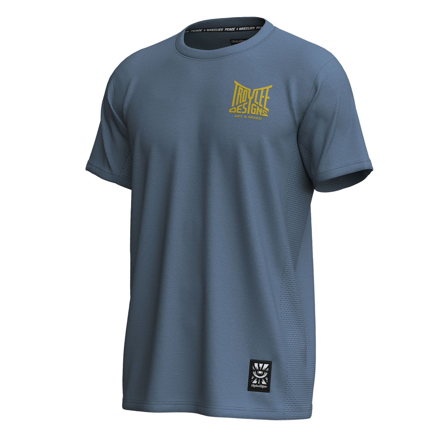 TLD férfi mez rövid ujjú Skyline Ride Tee Handlebar Slate
