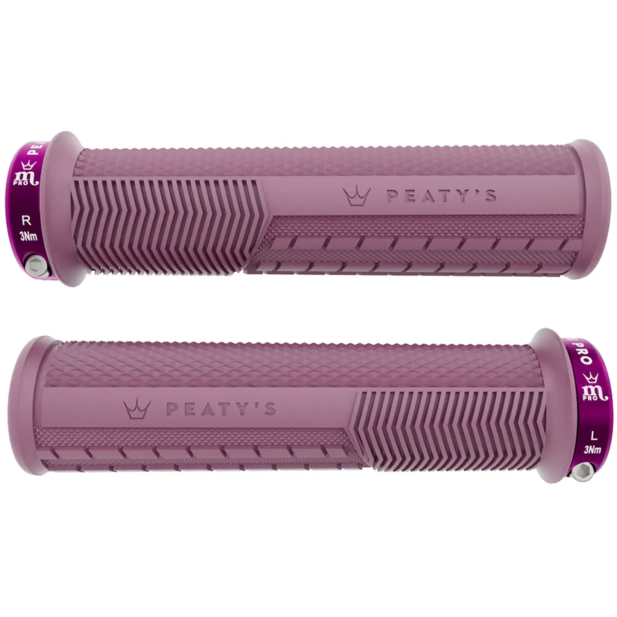 Peaty’s markolat Monarch Pro Knurl Thin Plum